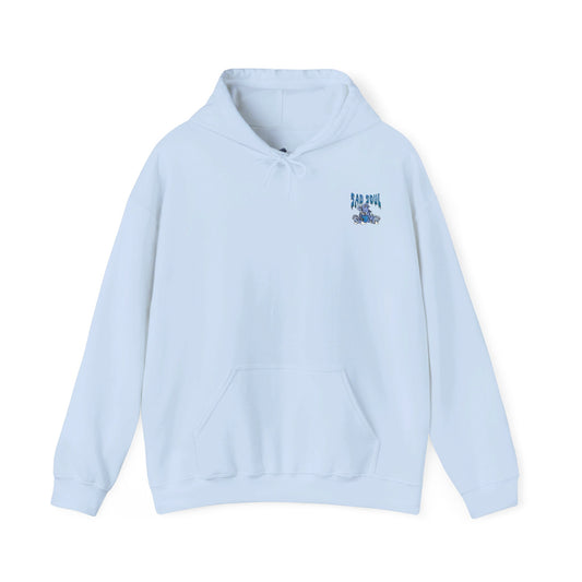 Tiny logo hoodie sad soul blue